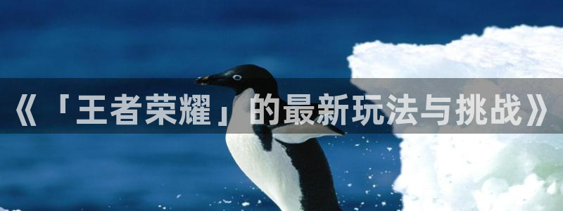多彩联盟平台官网登录注册：《「王者荣耀」的最新玩法与挑战》
