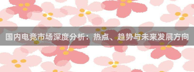 多彩联盟担保的登录方式及注意事项有哪些：国内电竞市场深度分析
